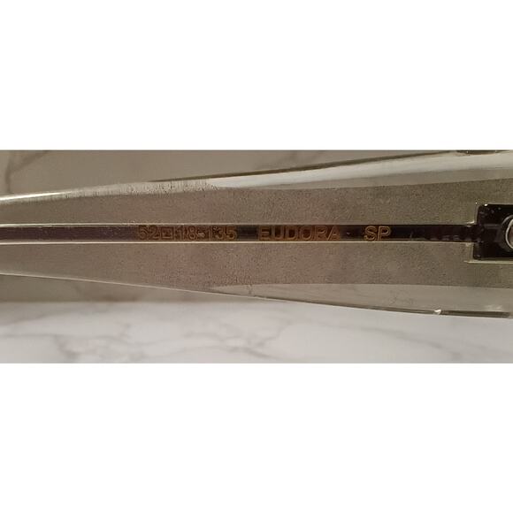 NEW Vera Wang EUDORA Tortoise/Clear Sunglasses with Crystals - Picture 5 of 7